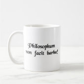 Der Bart definiert nicht einen Philosophen Kaffeetasse (Links)