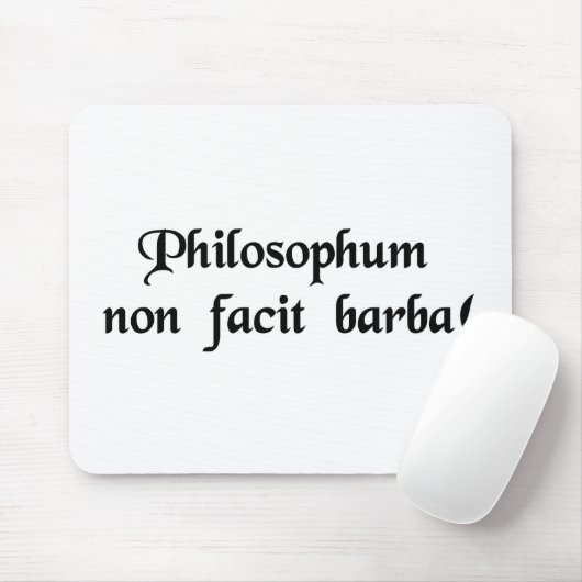 Der Bart definiert nicht einen Philosophen Mousepad (Mit Mouse)