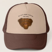 Der Bart-Fernlastfahrer-Hut mein Hundes Truckerkappe (Vorderseite)