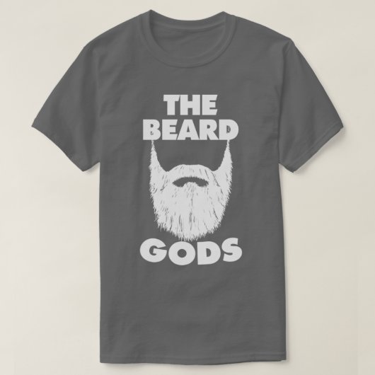Der Bart Gods Bart liebt Donx27t Shave White T-Shirt (Design vorne)