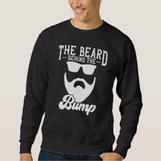 Der Bart Hinter Dem Höcker Männer Schwangerschafts Sweatshirt