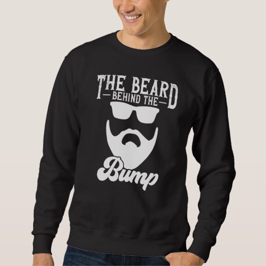 Der Bart Hinter Dem Höcker Männer Schwangerschafts Sweatshirt (Vorderseite)
