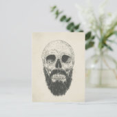 Der Bart ist nicht tot Postkarte (Stehend Vorderseite)