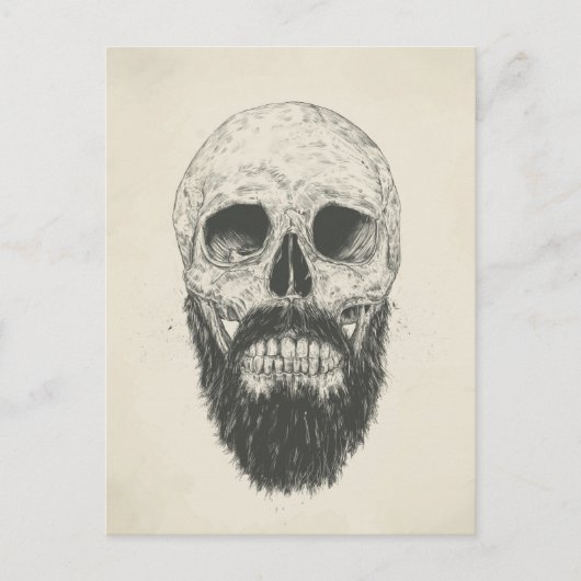 Der Bart ist nicht tot Postkarte (Vorderseite)