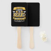 Der Bart wählt dich aus Fächer (Vorne und Hinten)