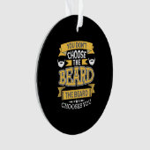 Der Bart wählt dich aus Ornament (Vorderseite)