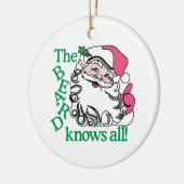 Der Bart weiß alle Keramikornament (Links)