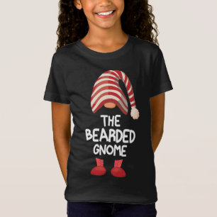 Der Bartagame Gnome Funny Christmas Gnome Match F T-Shirt