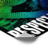 Der Bartdrache respektiert den Bart Poster (Ecke)