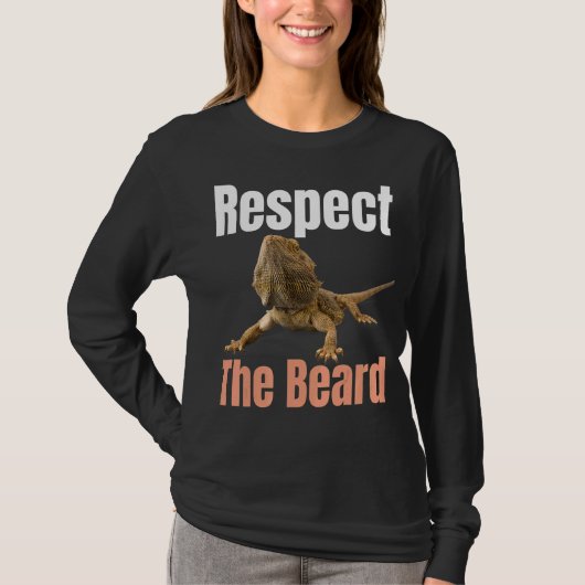 Der bärtige Drache respektiert den bärtigen Drache T-Shirt (Vorderseite)