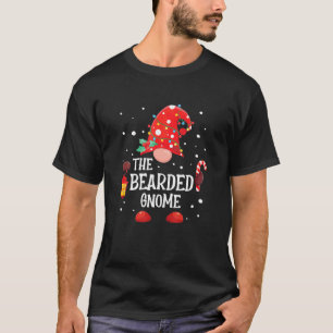 Der bärtige Gnom passende familien Weihnachts Gnom T-Shirt