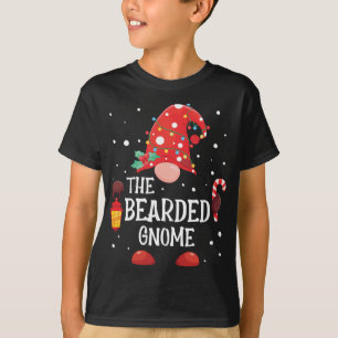 Der bärtige Gnome-Match für die Weihnachtswelt der T-Shirt