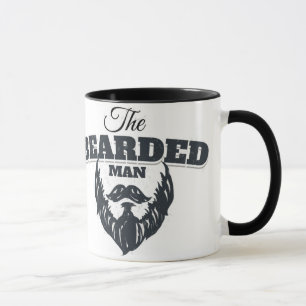 - Der bärtige Mann Vintage-Hipster-Becher - Tasse