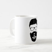 Der Bartmann - Funny Kaffeetasse (Vorderseite Links)