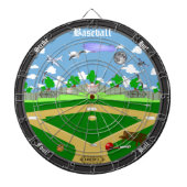 Der Baseball-FeldDartboard Dartscheibe (vorne)