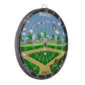 Der Baseball-FeldDartboard Dartscheibe (Vorderseite Links)