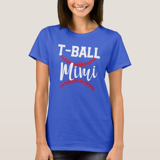 Der Baseball-Großmutter-Spiel-Geschenk der Frauen T-Shirt (Vorderseite)