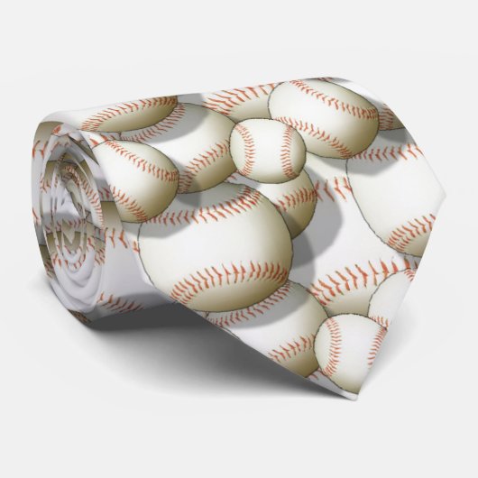 Der Baseball-Krawatte der Männer Krawatte (Gerollt)