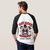 Der Baseball-Shirt heißer Hogs™ klassischer Männer T-Shirt (Schwarz voll)