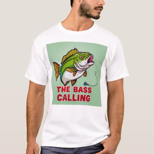 Der Bass ruft T-Shirt (Vorderseite)