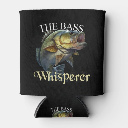 Der Bass Whisperer Dunkel Dosenkühler (Vorderseite)