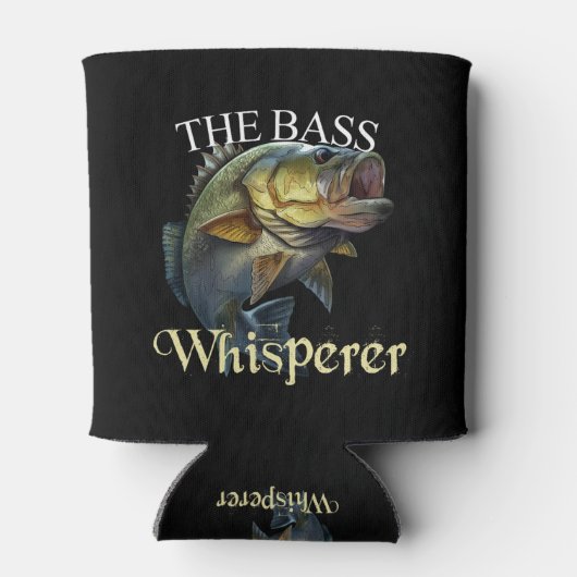 Der Bass Whisperer Dunkel Dosenkühler (Rückseite)