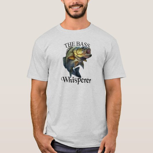 Der Bass Whisperer Light T - Shirt (Vorderseite)
