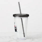 Der Batman Batmobile - Ich bin die Schatten Acryltrinkbecher (Links)