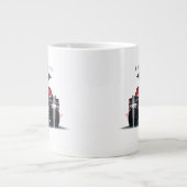 Der Batman Batmobile - Ich bin die Schatten Jumbo-Tasse (Vorderseite)