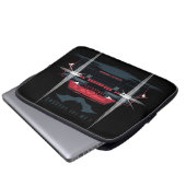 Der Batman Batmobile - Ich bin die Schatten Laptopschutzhülle (Vorne Knopf)