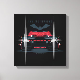Der Batman Batmobile - Ich bin die Schatten Leinwanddruck