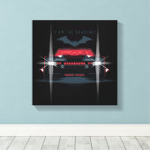 Der Batman Batmobile - Ich bin die Schatten Leinwanddruck (Insitu (Holzboden))