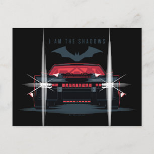 Der Batman Batmobile - Ich bin die Schatten Postkarte