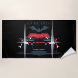 Der Batman Batmobile - Ich bin die Schatten Strandtuch