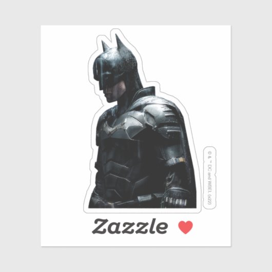 Der Batman im Regen Aufkleber (Blatt)