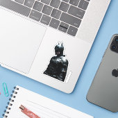 Der Batman im Regen Aufkleber (Laptop mit iPhone)