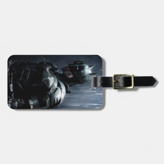 Der Batman im Regen Gepäckanhänger (Vorderseite horizontal)