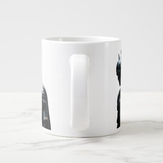 Der Batman im Regen Jumbo-Tasse (Rückseite)