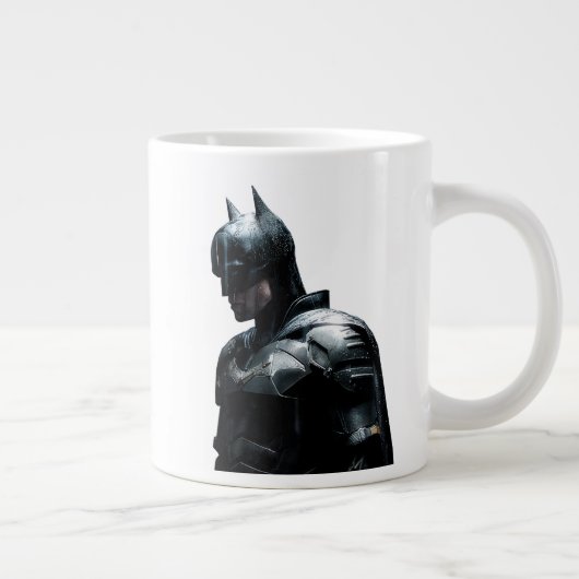 Der Batman im Regen Jumbo-Tasse (Rechts)