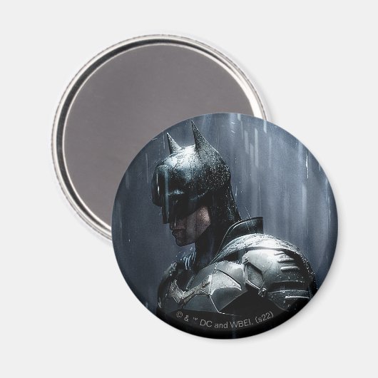 Der Batman im Regen Magnet (Vorderseite/Rückseite)