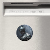 Der Batman im Regen Magnet (In Situ (Geschirrspüler))