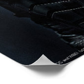 Der Batman im Regen Poster (Ecke)