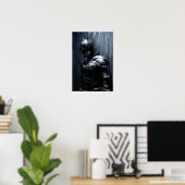 Der Batman im Regen Poster (Heimbüro)