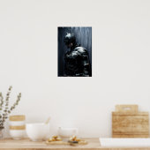 Der Batman im Regen Poster (Küche)