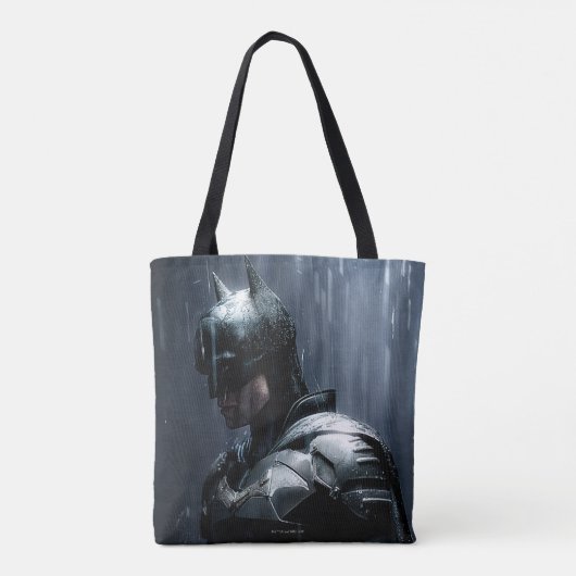 Der Batman im Regen Tasche (Rückseite)