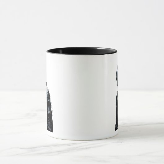 Der Batman im Regen Tasse (Zentrum)