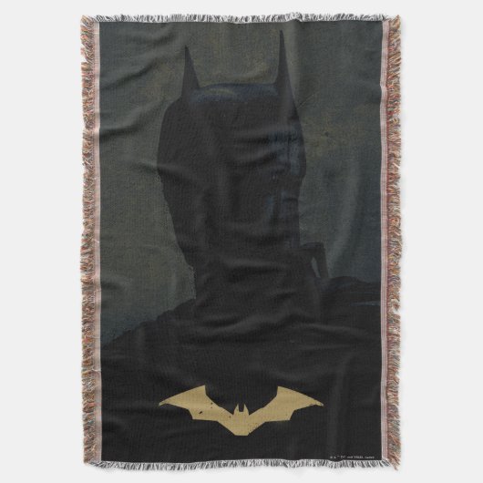 Der Batman mit dem goldenen Bat-Symbol Decke (Vorderseite Vertikal)