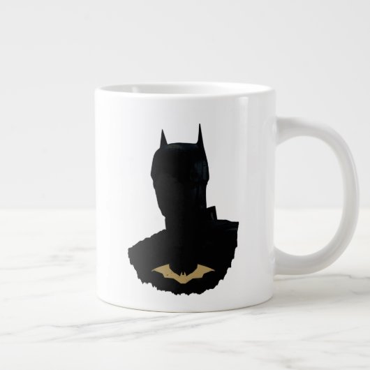 Der Batman mit dem goldenen Bat-Symbol Jumbo-Tasse (Rechts)