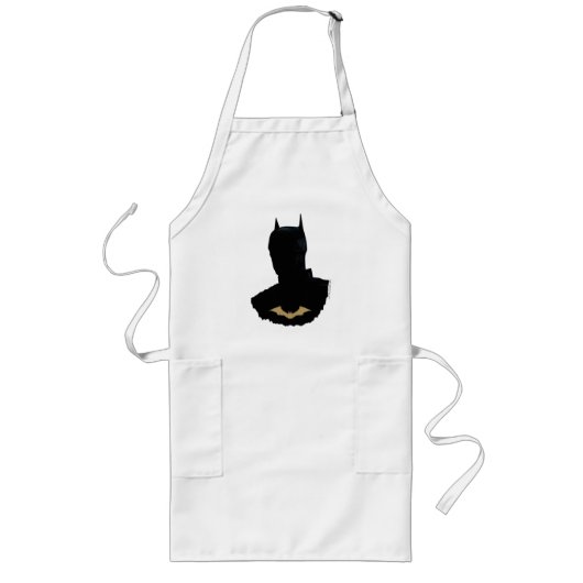 Der Batman mit dem goldenen Bat-Symbol Lange Schürze (Vorne)