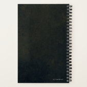 Der Batman mit dem goldenen Bat-Symbol Notizblock (Rückseite)